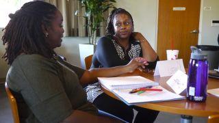 Students in the Transformative Action in Education program in University of the Pacific's Benerd College in Stockton, CA